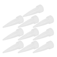 10Pcs Durable Plastic Sealant Nozzles for Home Glue Application with Screw Cap picture
