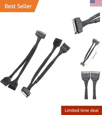 6-Inch SATA Power Extension Cable 2-Pack – Male to 2 Female Connectors picture