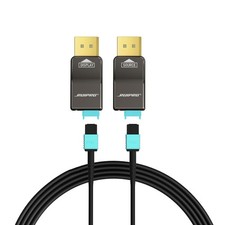 RUIPRO 8K Detachable Full Fiber Optic Armored 8K60Hz Cable 1.4 100FT, Black picture