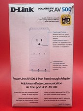 D-Link PowerLine AV 500 Passthrough Adapter DHP-P338AV ✅ ❤️️ ✅ ❤️ NEW picture