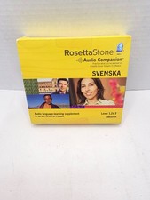 Rosetta Stone Audio Companion Svenska/Swedish Level 1,2 & 3 (NEW) CD & MP3 picture