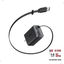 Nano USB C Charger Block, 35W Max 2-Port Compact Charger with Durable Black picture