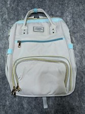 ETRONIK Backpack Lunch Bag Laptop Backpack Blue Grey Work Office Beach Travel picture