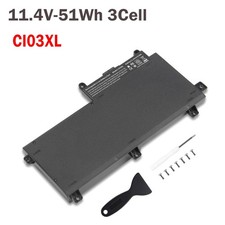 LOT CI03XL Battery For HP ProBook 640 645 650 G2 CI03 HSTNN-UB6Q 801554-001 51WH picture