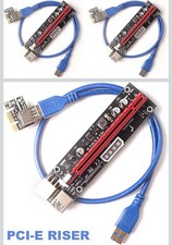 Dracaena.io 2 Pack PCIE Riser Adapter Card for GPU Crypto Mining16X to 1X picture