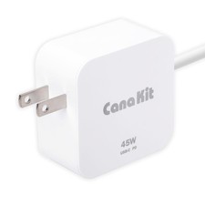 CanaKit 45W USB-C Power Supply with PD for Raspberry Pi 5 (27W @ 5A) picture