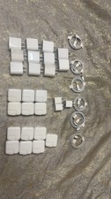 Lot of apple adapters 6x 10w, 7x 12w, 3x 5w, 11x 20w, 5x usb c charging cables picture