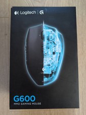 Logitech G600 MMO Wired Gaming Mouse - Black New Old Stock - Read picture