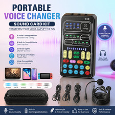 Handheld Voice Changer with 8 Voice Modes & 8 Sound Effects 10-Gear Fine Tuning picture