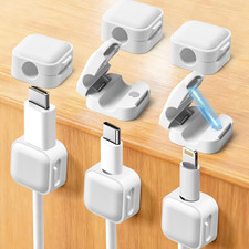 8-Pack Magnetic Cable Clips, Cord Organizer, picture