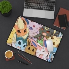 Cute Pokemon Eeveelutions Desk Mat | Office Decor | Gamer Gift | Mouse Pad picture