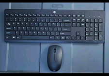 HP Wireless Keyboard & Mouse Set Black Full-Size English QWERTY Layout picture