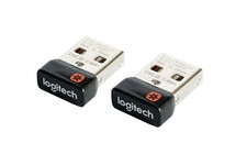 Pack of 2 Logitech Wireless Unifying USB Receiver Dongle for Keyboard & Mice picture