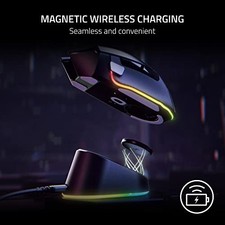 RAZER MOUSE DOCK PRO WITH WIRELESS CHARGING PUCK: MAGNETIC WIRELESS -  BLACK picture