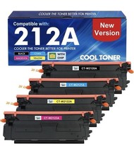 212A 212X Toner Cartridges 4 Pack Compatible for HP 212A 212X 212 W2120A W2120X picture