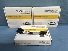 3 NEW Star Tech USBPS2PC USB to PS2 Keyboard and Mouse Adapter picture