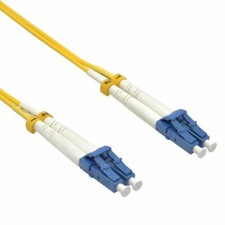 1-50m LC UPC to LC UPC Duplex Single Mode 9/125 Fiber Optic Optical Patch Cable picture