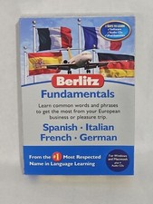 Berlitz Fundamentals Spanish Italian French German 2006 picture