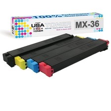 Compatible Toner for Sharp MX36NT,MX-3110N MX-3115N MX-3610N CMYK (4pk) picture
