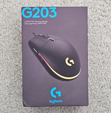 Logitech G203 LIGHTSYNC Wired USB Gaming Mouse 8000 DPI 6-Button RGB Black picture