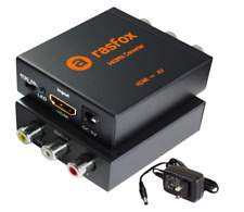 Rasfox Powered HDMI to AV/RCA Converter with Power Adapter picture