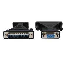 2 Pcs DB9 Female 9Pin to DB25 Male 25Pin Serial Adapter for Computer picture