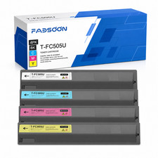 4PK T-FC505U High Yield Toner Cartridge Set for e-STUDIO 2505AC 3005AC 3505AC picture