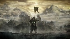 Landscape dark souls iii gothic knight magic looking Custom Gaming Mat Desk picture