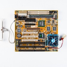 Soyo SY-5EH5 Super Socket 7 Baby AT Motherboard SDR AGP Cyrix 6x86MX 1MB Cache picture