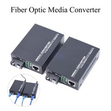 HTB-GS-03 Gigabit Fiber Media Converter Single Mode SC to RJ45 3km External Powe picture