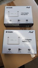 LOT OF 2 D-Link DPE-301GS 1Port Gigabit PoE Splitter Ver A1 picture