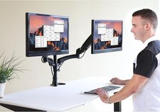 Seville Classics AIRLIFT 360 Ultra Gas-Spring Adjustable Desk Mount Monitor new picture