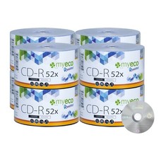 400 Pack MyEco CD-R CDR 52X 700MB 80Min Economy Logo Blank Recordable Media Disc picture