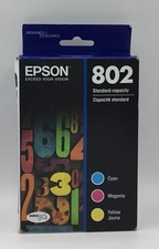 Epson 802 Cyan Magenta Yellow Tri-Color Ink Cartridge EXP 6/2026 picture