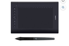 Huion H610Pro V2 Graphics Tablet Battery-Free Pen Tilt Certified New picture