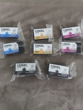 Miss Deer 1200XL Ink Cartridges 8 Pack Black Cyan Magenta Yellow Unopened New picture
