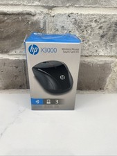 Brand NEW--HP X3000 BLACK 3-Button Wireless USB Optical Scroll Mouse picture