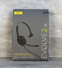 Jabra HSC140 Evolve2 30 UC Wired Headset 2 Built-in Microphones Mono New In Box picture