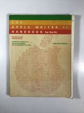 The Apple Writer 2 Handbook for the Ile, (Computer Book) 1984 1st Print  picture