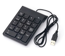 Universal USB Wired Keyboard Mini 18 Keys Digital Number Keypad For Laptop Desk picture