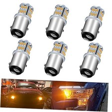  Super Bright Upgraded 2357 1157 LED Bulb Amber for Turn Signal lights 2057  picture