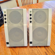 Advent AV570G 2.0 Amplified Wired Computer Speakers 3.5mm Jack White *RARE FIND* picture