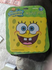 NEW SpongeBob SquarePants Yellow Computer Mouse Pad Nickelodeon VTG  2002 RARE picture