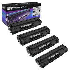 Speedy Inks Compatible Toner Cartridge Replacement for HP 79A (Black, 4-Pack) picture