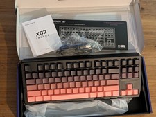 EWEADN X87 Wireless RGB 75% Mechanical Gaming Keyboard-Black Pink.. picture