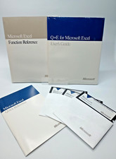 Microsoft Excel 3.0 for Windows - 3 disks and QR Guide & FR and Q+E both SEALED picture