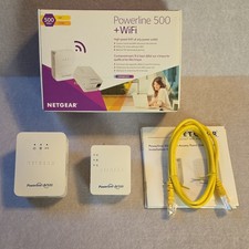 NETGEAR Powerline 500 + WiFi AV500 500Mbps 2-Adapter Kit WPS Ethernet picture