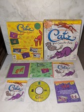 Catz Your Virtual Petz PC Mac CD ROM 1997 BIG BOX Computer Software  picture