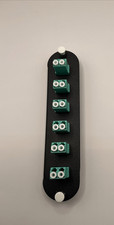 CCH-CP12-E4 Compatible Fiber Adapter Panel 12 PORTS LC MM OM3 OM4 10 GIG picture