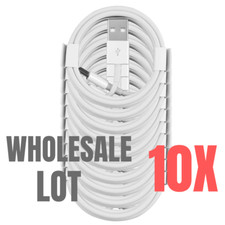 Wholesale Lot 10X 3/6Ft USB Charging Cord Lot For iPhone 14 11 XR Charger Cable picture